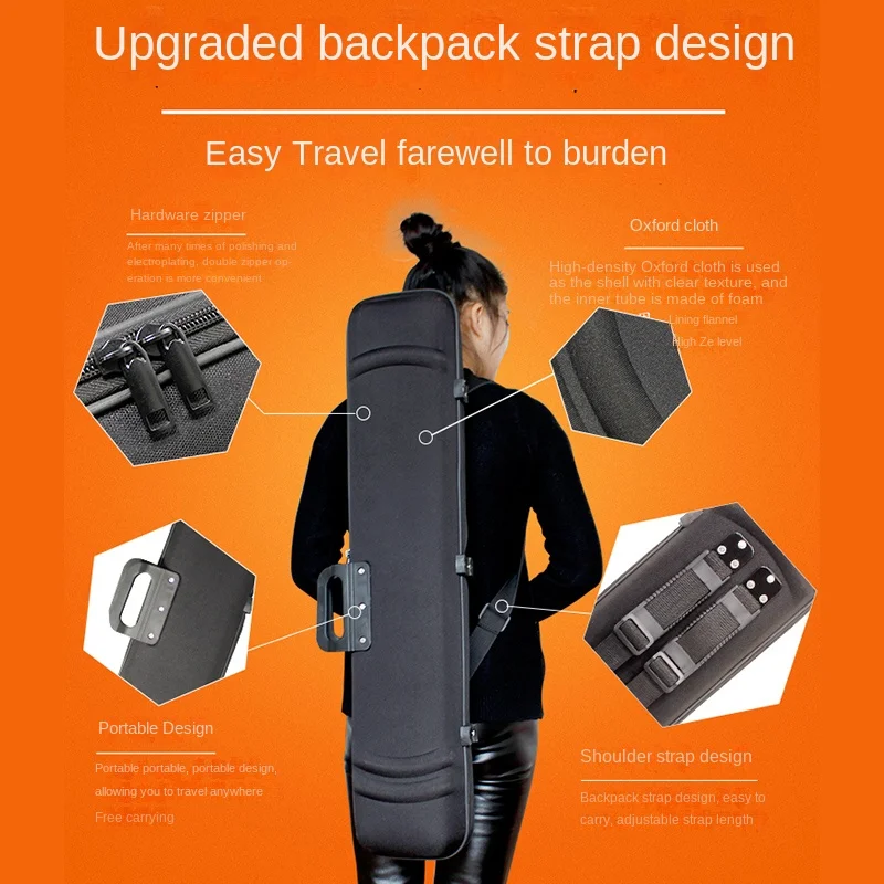 Оксфордская коробка для Эрху одно плечо два плеча Жесткая Сумка фортепиано