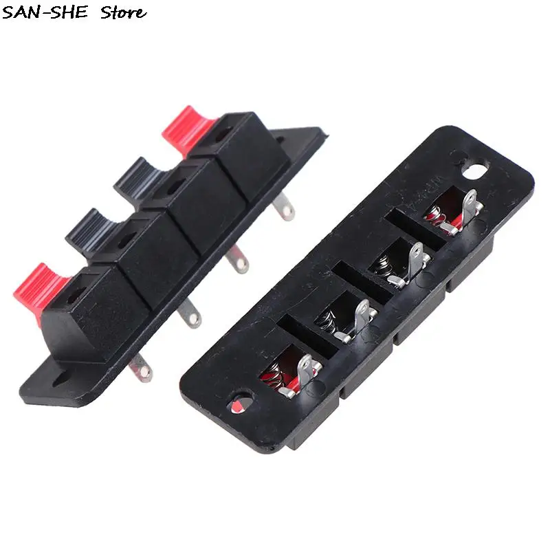 

Лидер продаж, пластиковые 4-светодиодные клеммы с пружинной нагрузкой, 2 шт., зажим для макетной платы