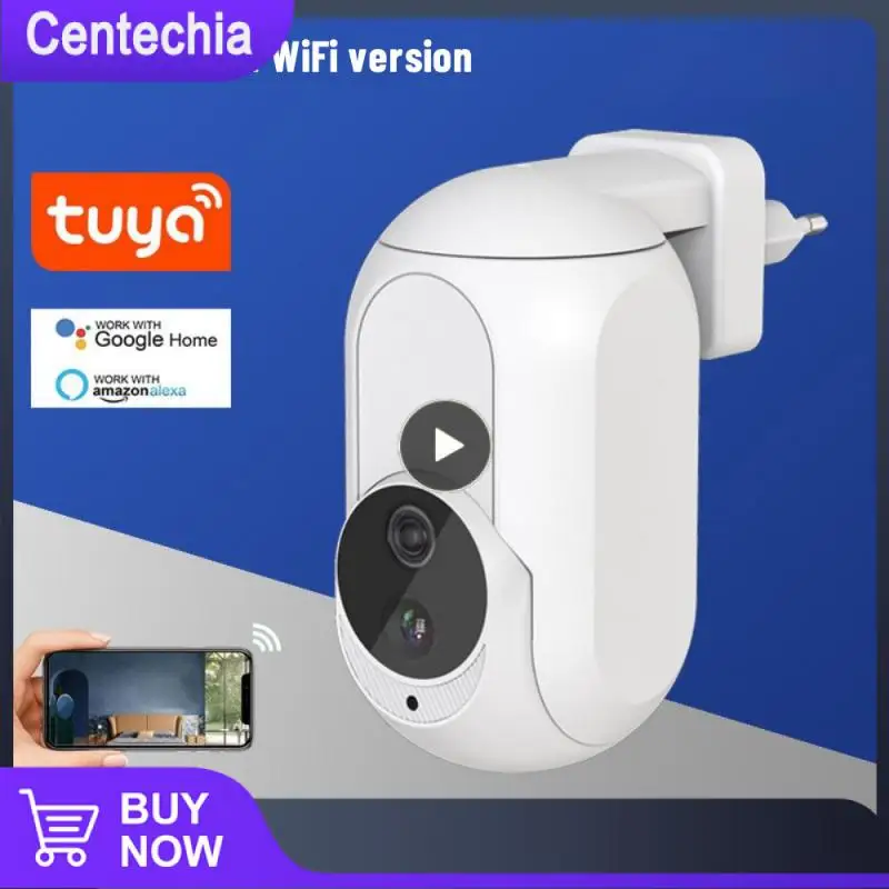 

Wifi Surveillance Cameras Plug Type Security Monitor Night Vision Tuya Cameras Wifi Survalance Camera Security Protection 1080p