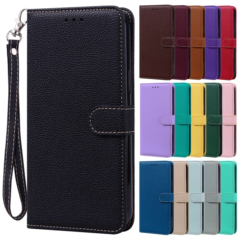 

Matte Wallet Phone Case on For Infinix Note12 2023 Note 12 Pro Hot 20i Zero20 Hot20 20 4G Black Flip Cover For Infinix Zero 20