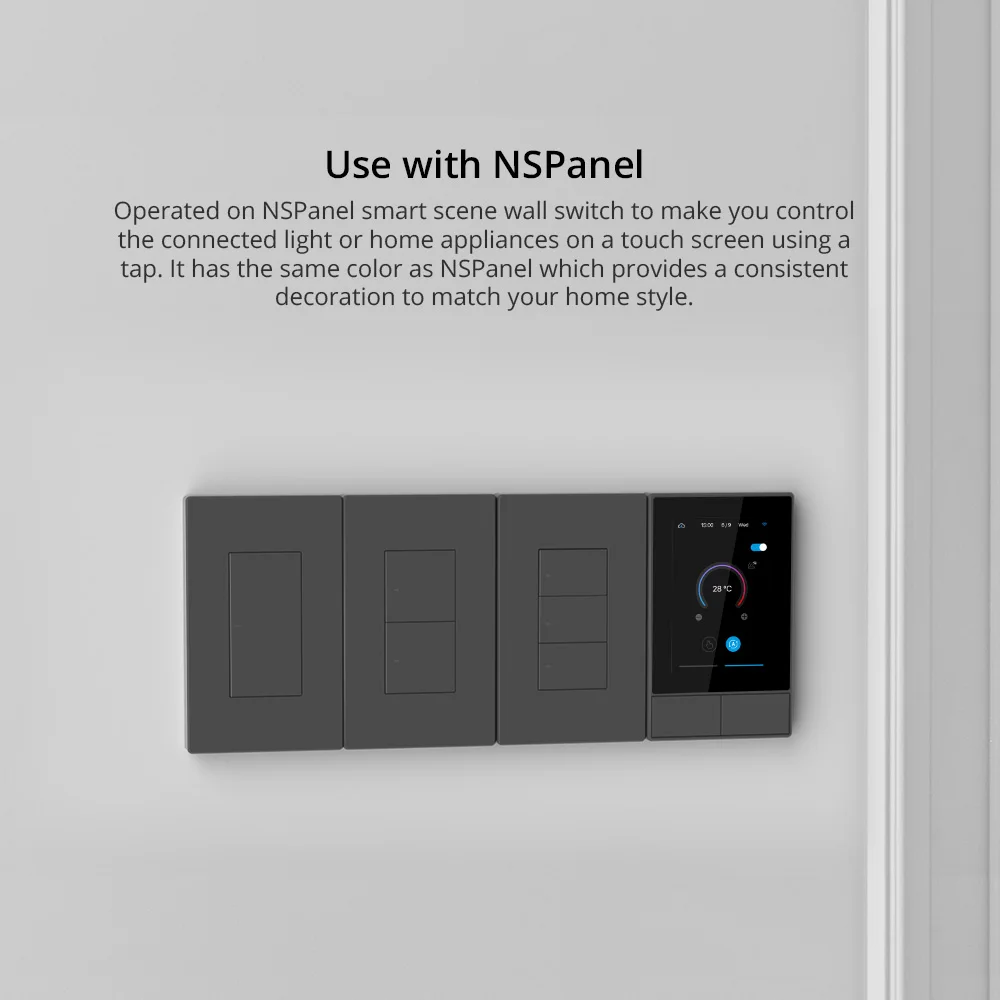Умный настенный выключатель SONOFF M5 SwitchMan, 120 кнопочный переключатель, 23 клавиш, умное быстрое приложение, дистанционное управление, поддержка R5 (art.: 3920bc243e322) - 3920bc243e322