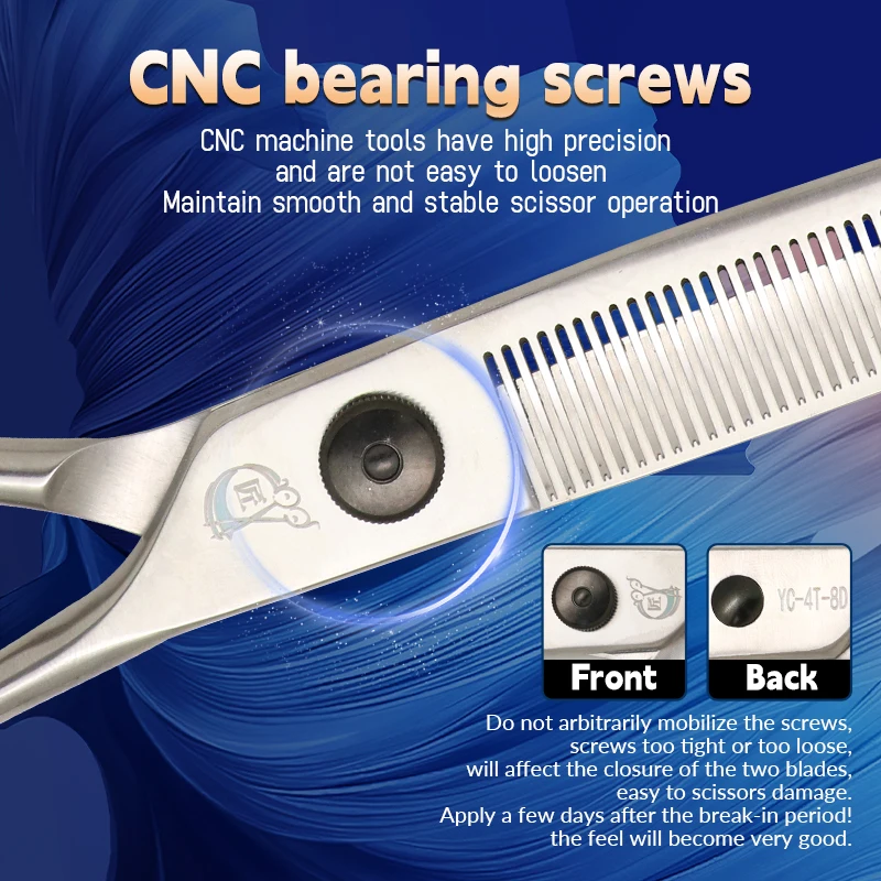 Ножницы из нержавеющей стали с кобальтом для груминга домашних питомцев 7 5 дюйма