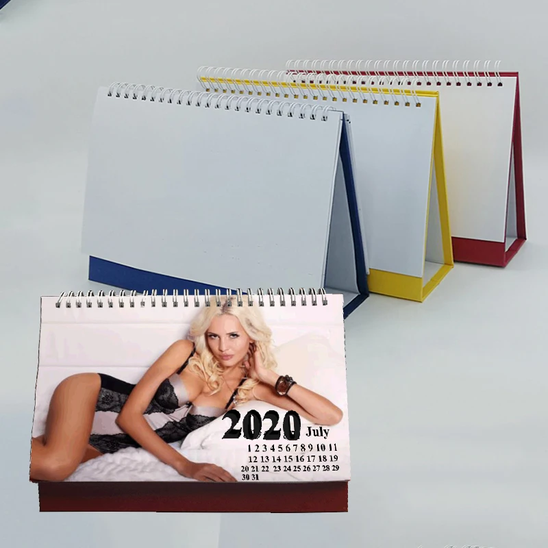 8 Inch Sublimation Blank 2020 Paper Table Calendar For Heat Press Machine Printing