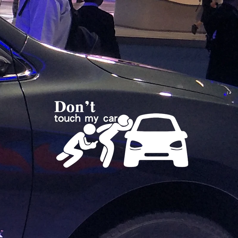 

Car Accessories And Don't Touch My Auto Don't Move My Auto Decal For Bodywork Wheel Eyebrow Sticker Bumper Decorate Car Stickers