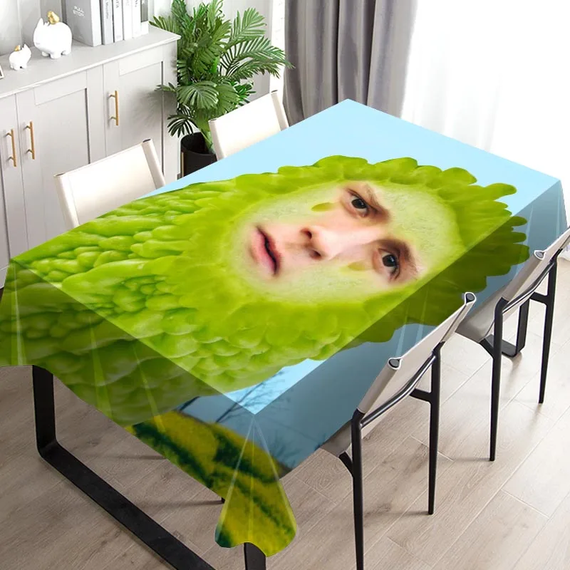

Funny Tom Holland Tablecloth Square/Rectangular/Round Table Cloth Wedding Table Cover Waterproof Dustproof Fabric 0826