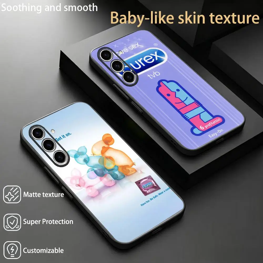 Фото Забавный чехол для телефона с рисунком D-durexs для Samsung Galaxy S26 S25 S24 S23 S22 S21 Plus Ultra Note20, мягкий черный №1