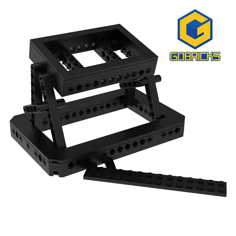 

Gobricks MOC Display Stand Bricks Set fit for 10300 Back to the Future Time Machine Cars Building Blocks Model Showing Toys Gift