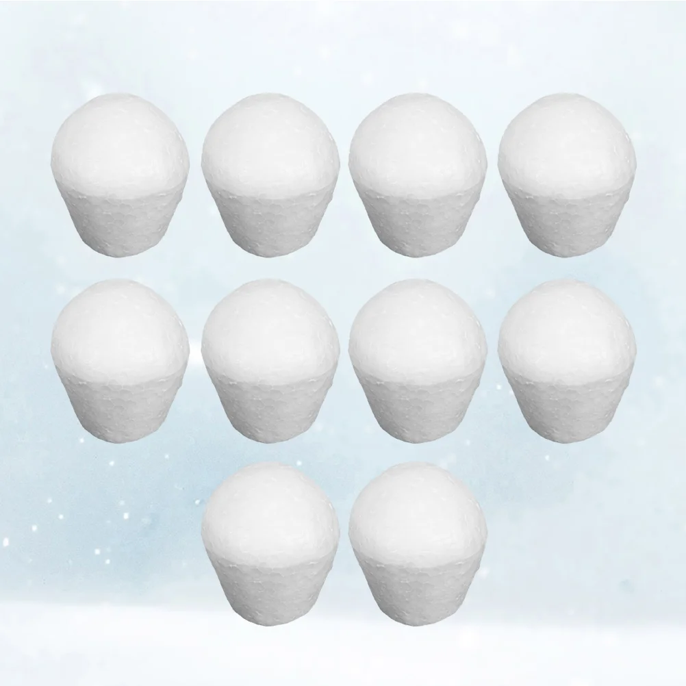 

10 Pcs Nativity Crafts Kids Polystyrene Foam Manual Craft Foam Sphere Artificial Cupcake Child