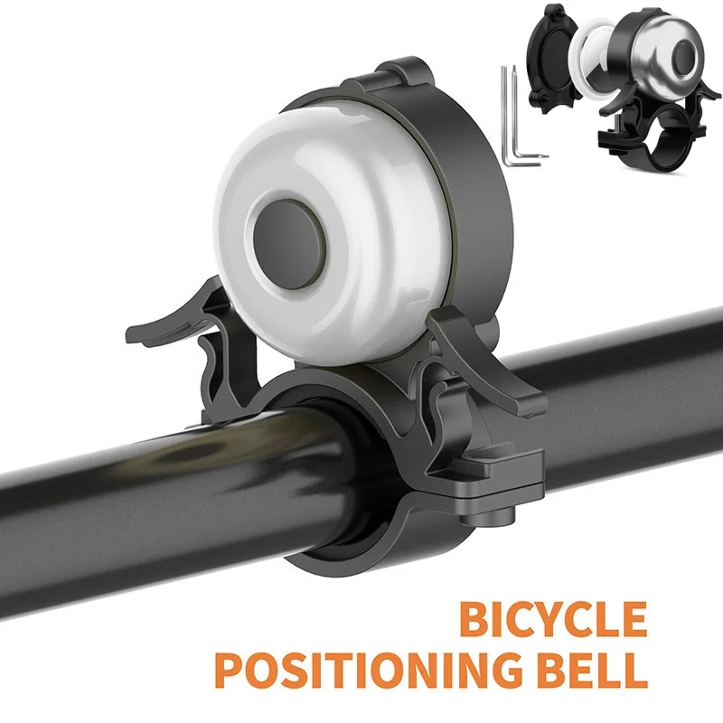 

Противоугонный велосипедный Звонок для AirTag, держатель, чехол для дорожного горного велосипеда, крепление на руль, звонок из сплава, GPS-трекер, чехол для airтеги