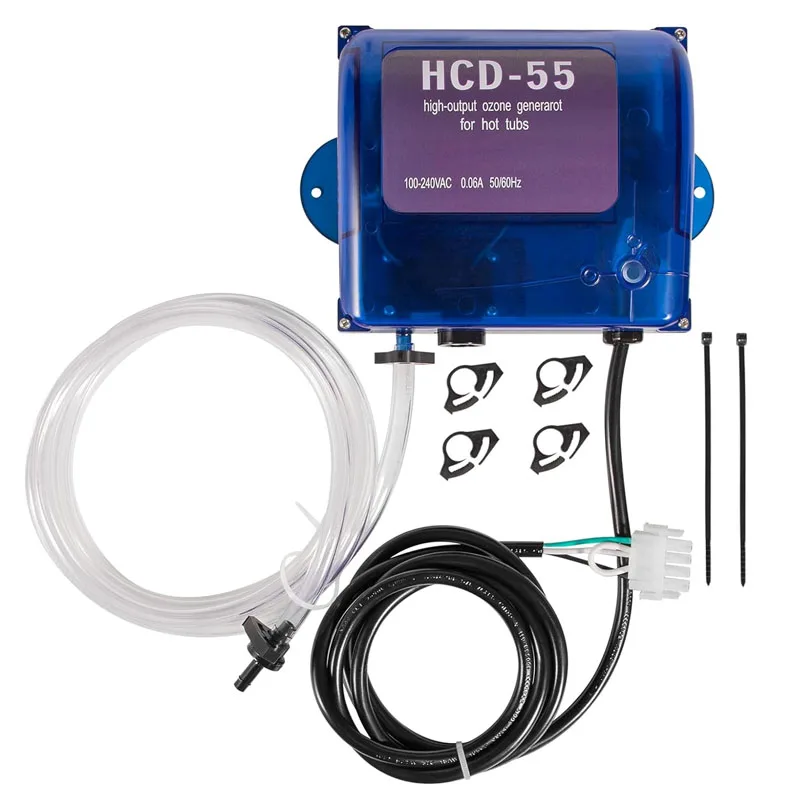 

HCD-55 Spa Набор озонатора, универсальный высокопроизводительный генератор озона (120 В/240 В), подходит для горячих ванн и спа