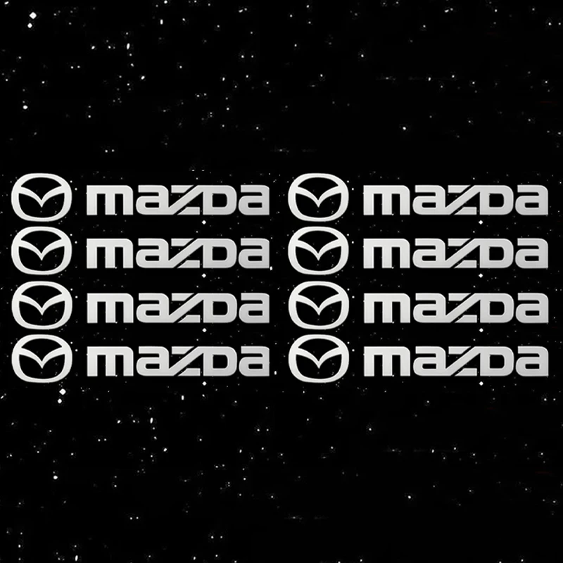 

4 шт. металлические наклейки для стайлинга автомобилей, наклейки для украшения интерьера для Mazda 3 5 6 323 626 CX-3 CX-4 CX-5 CX-7 CX-9 Axela 6 RX8 7 MX3