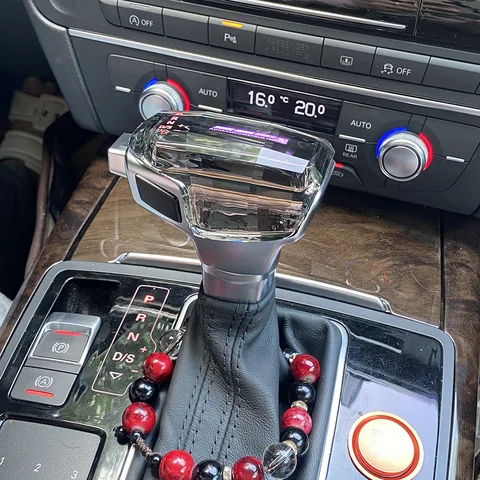 Автоматическая ручка переключения передач для Audi A3 8V A6 C7 S3 Q3 2 RS3 4 SQ5 S6 RS6 A7 Светодиодная кристаллическая ручка рычага переключения передач Головка Ручка коробки передач