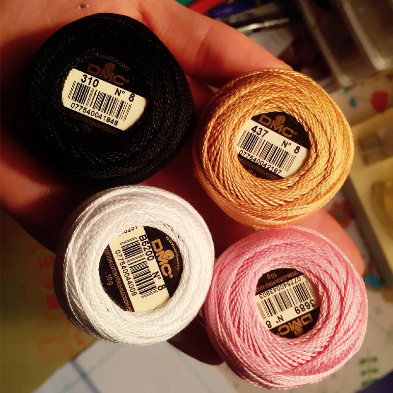 Оригинальные нитки DMC для вышивки крестиком DMC, нитки для вышивания,нитки для мыши, хлопковые нитки для крючка, швейные нитки, вязанные нитки