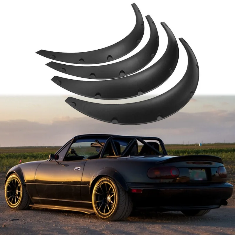 

4X 4.5"; Car Wheel Arches Fender Flares Extra Wide Body Kit For Mazda CX-5 Miata