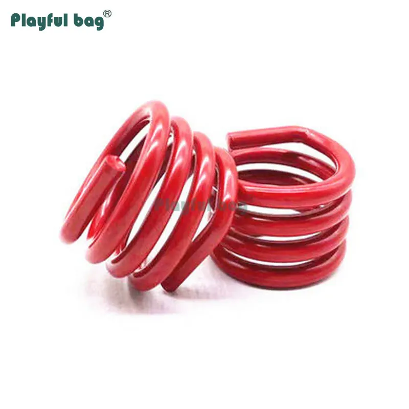 10pcs/set S5 S6 Shock Absorber Spring Skateboard Trucks accessories Red Spring AMB168