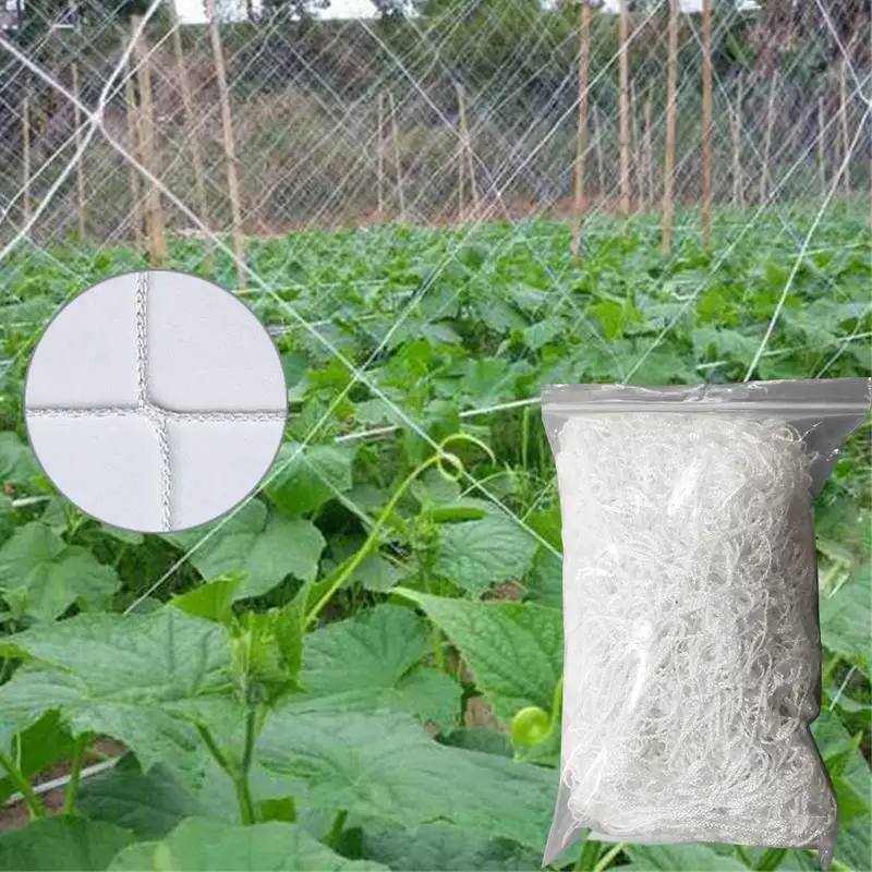 

New Lager Size Plant Trellis Netting Plant Gardening Tools Woven Polyester Net 56656 Ft1720 M