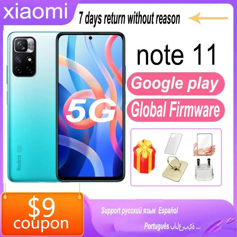 

Xiaomi Redmi Note 11 смартфон с диагональю 810 дюйма, 16 МП, 6,6x2400