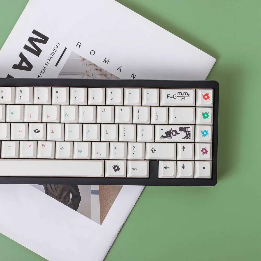 Тематический набор GMK Singularities 131 клавиша PBT изготовленный на заказ ретро вишневый