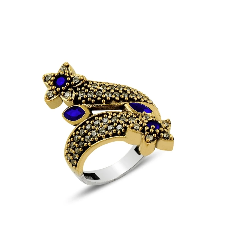

Silver 925 Sterling Authentic Zircon Stone Ring