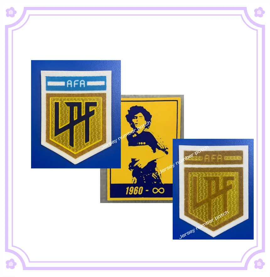 

2020 2021 Argentina Boca Maradona Memorial Chest Patch soccer patch