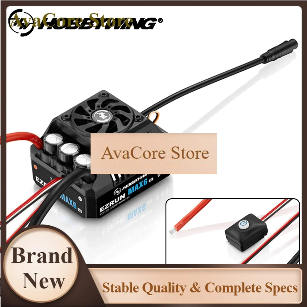 Фото AvaCoreHobbywing EZRUN MAX6 G2 200A ESC 4990SD 1650KV 5690SD 1250KV Мотор для радиоуправляемых грузовиков масштаба 1/5, 1/6, 1/7 №1