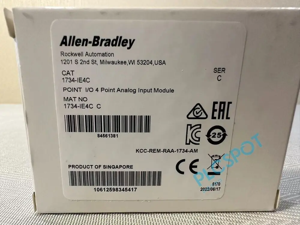 

1734-IE4C PLC Allen Bradley AB модуль Digital 100% оригинальный, новый 1734IE4C