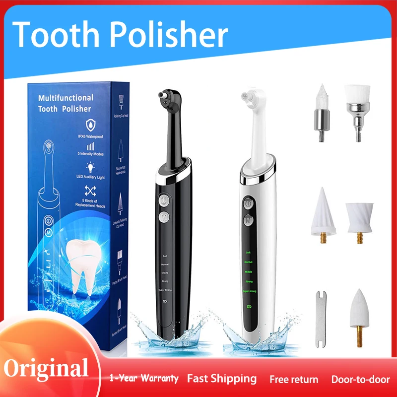 5 в 1 зубная щетка со сменными насадками