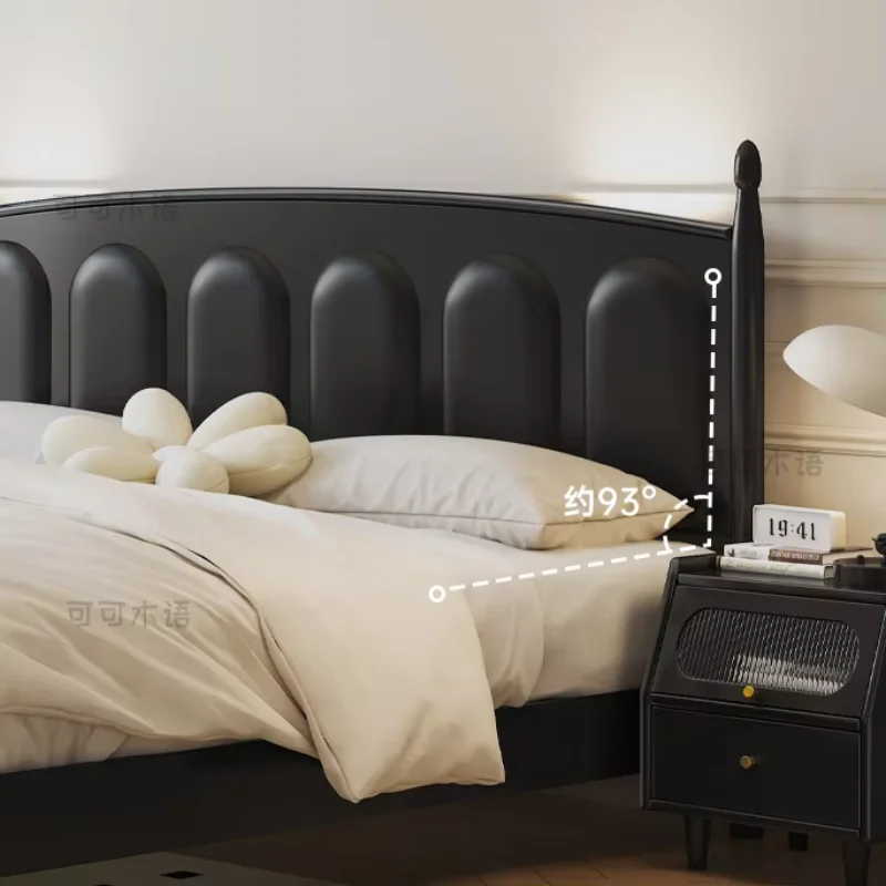 Минималистичная современная кровать 180x200 см модная двуспальная в итальянском