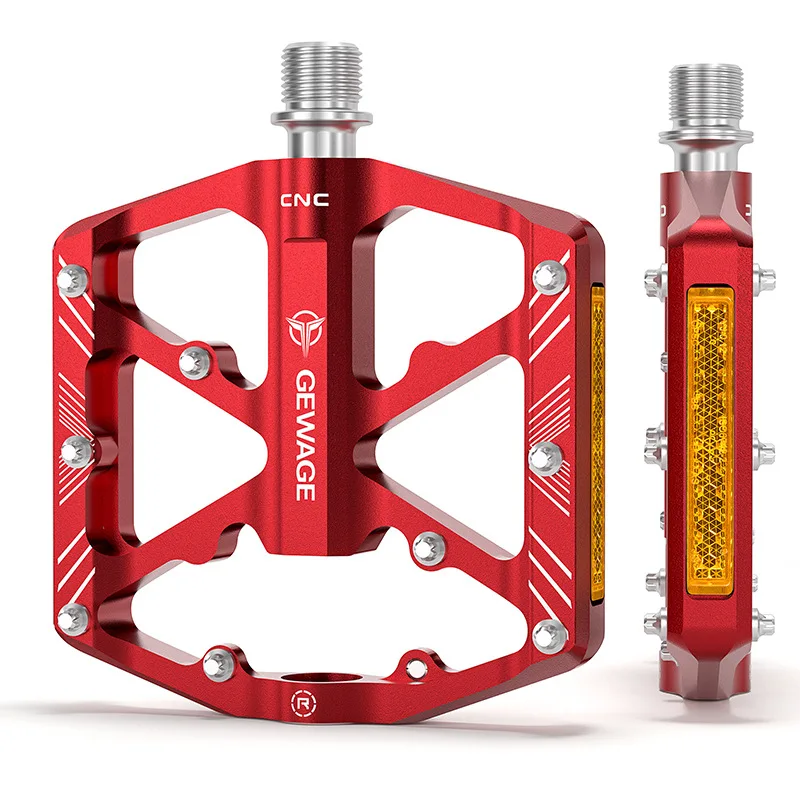 

G845 Bicycle Pedal Mountain Bike Aluminum Alloy With Reflector Perrin Pedal Riding Equipment Accessories
