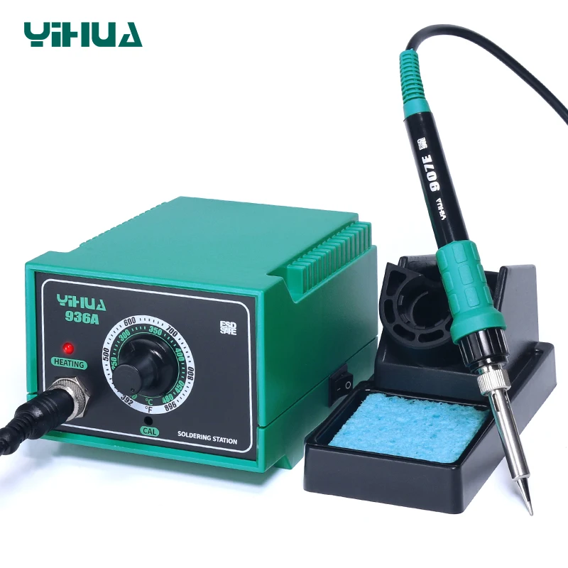 YIHUA 936A electric soldering station mobile phone chips repairing tools soldering iron working station