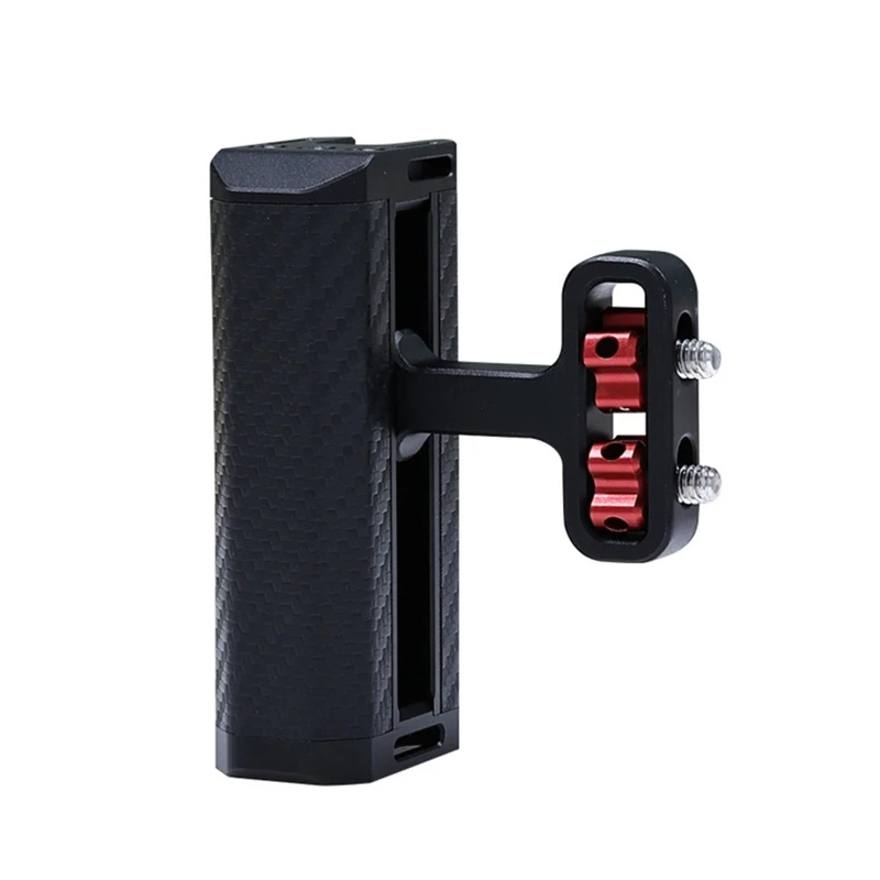 

Aluminum Side Handle with 1/4 Thread Screws & Cold Shoe Mount for Smartphone