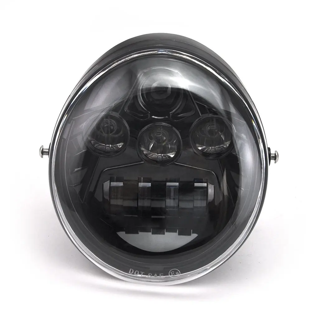 

Для Harley Vrod черная фара лампа для Harley V Rod VROD VRSCA VRSC фара VRSC/V-ROD мотоциклетная Vrod светодиодное кольцо DRL