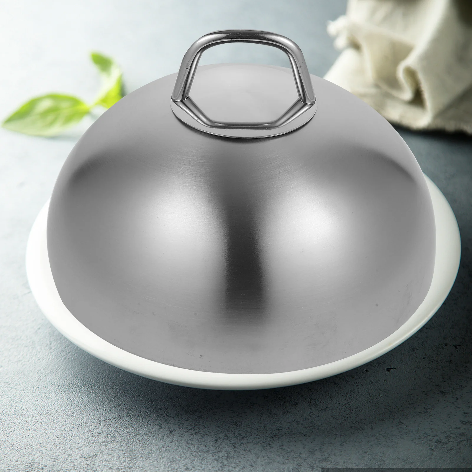 

Household Stainless Steel Steak Cover Conure Food Grill Cooking Lid Portable Dome