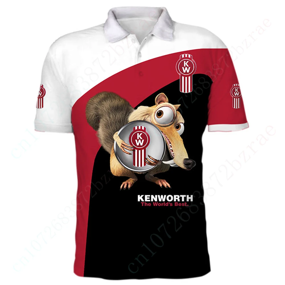 

Kenworth T-shirts Casual Short Sleeve Harajuku Comfortable T Shirt For Men's Clothing Anime Quick Dry Polo Shirt Unisex Tee Top