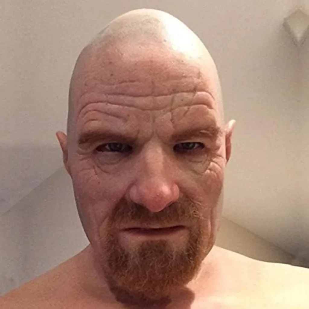 Demasko Хэллоуин Реалистичная маска со складками на всю голову для стариков