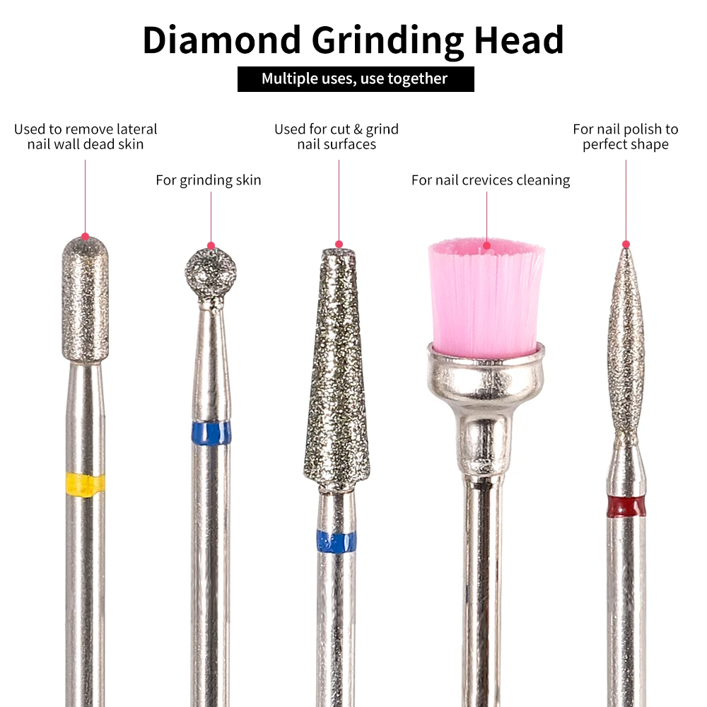 Перезаряжаемая электрическая машинка для маникюра 35000 об./мин.