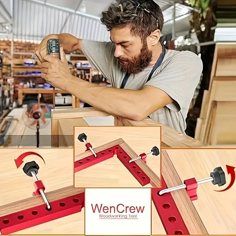 90-градусные металлические угловые зажимы из алюминиевого сплава для