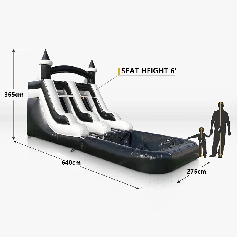 Надувной детский гигантский надувной дом для прыжков замок с комбинацией горки