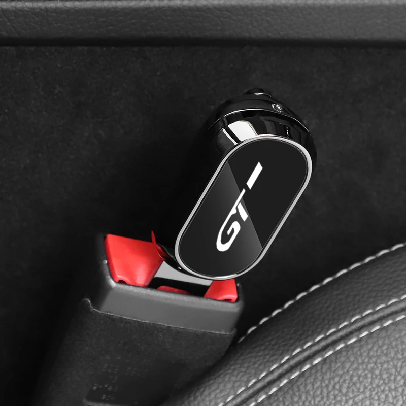 

Zinc Alloy car safety buckle extended silencer extended buckle plug For GT LINE Sportage Peugeot GT GTLine Accessories