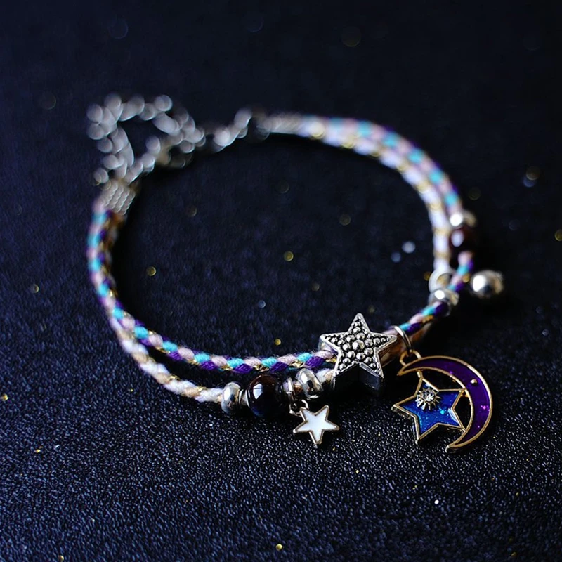 

New Universe Planet Bracelet Pop Stars The Moon Lovers Girlfriends Students Gift Jewelry