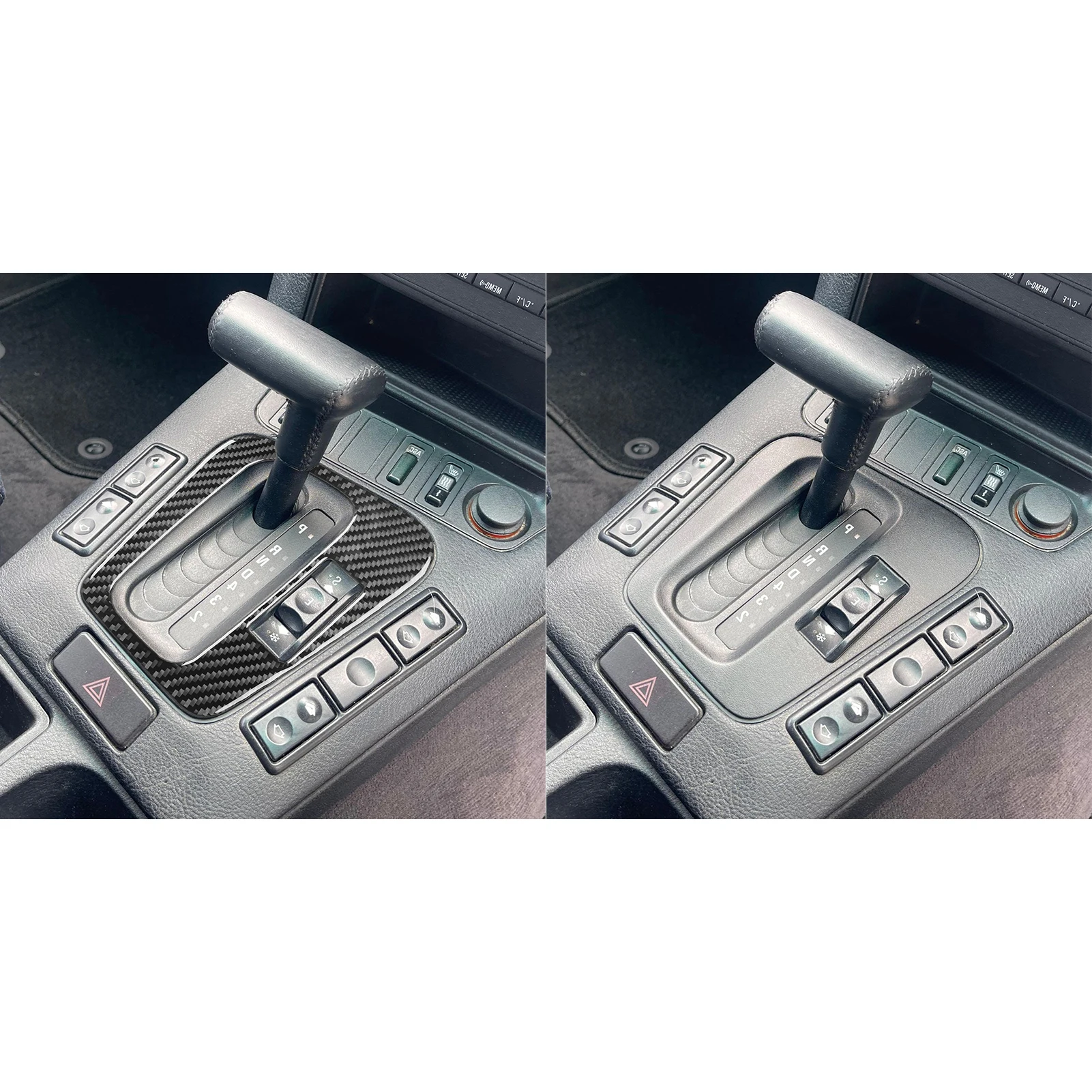 Аксессуары для интерьера BMW 3 серии E36 1994-1996 автомобильная консоль из углеродного