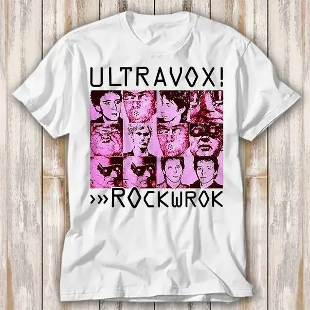 Футболка с музыкой в стиле рок-группы Ultravox Rockwrok 4244