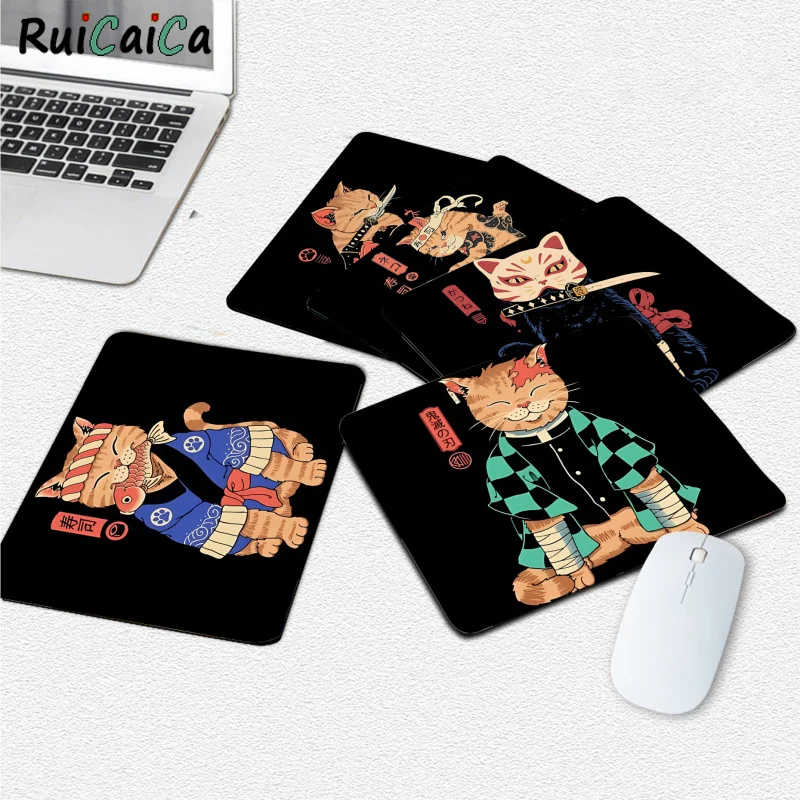 

Japanese Cat Mousepad Small Cartoon Anime Gaming Mouse Pad Keyboard Mouse Mats Smooth Company For PC Gamer Mousemat