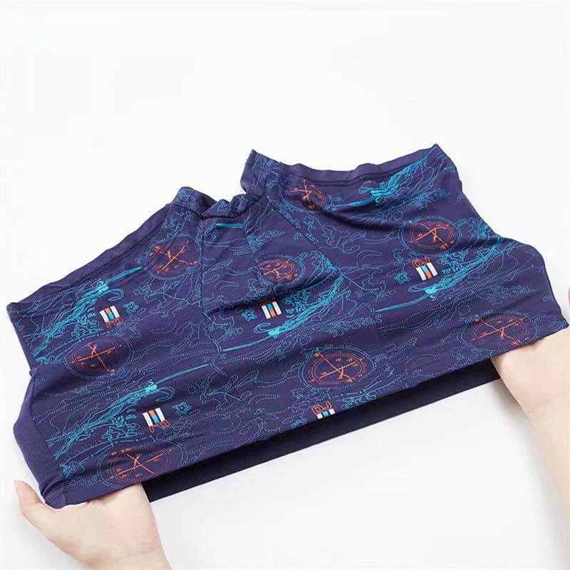 4pcs/Lot 7XL 150KG MenModal Shorts Breathable Boxer Shorts Youth Mid Waist Plus Size Boxer Panties Stretch Sports Men Underwear