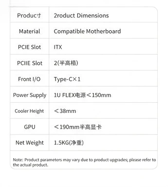 Корпус для ПК NV10 из цельного алюминия, форм-фактор Mini ITX, портативный корпус для настольного компьютера формата A4, компактный корпус для небольшого компьютера. (art.: 3920dd088bcc0) - 3920dd088bcc0