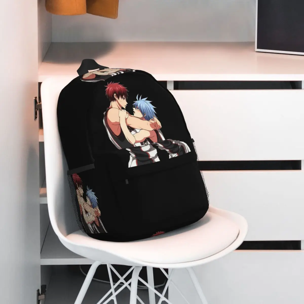 Фото Рюкзак Harajuku Basketball Kuroko No Basket Basuke Kaijo, школьный рюкзак для студентов, сумка для ноутбука, наплечная сумка для мужчин и женщин. №3