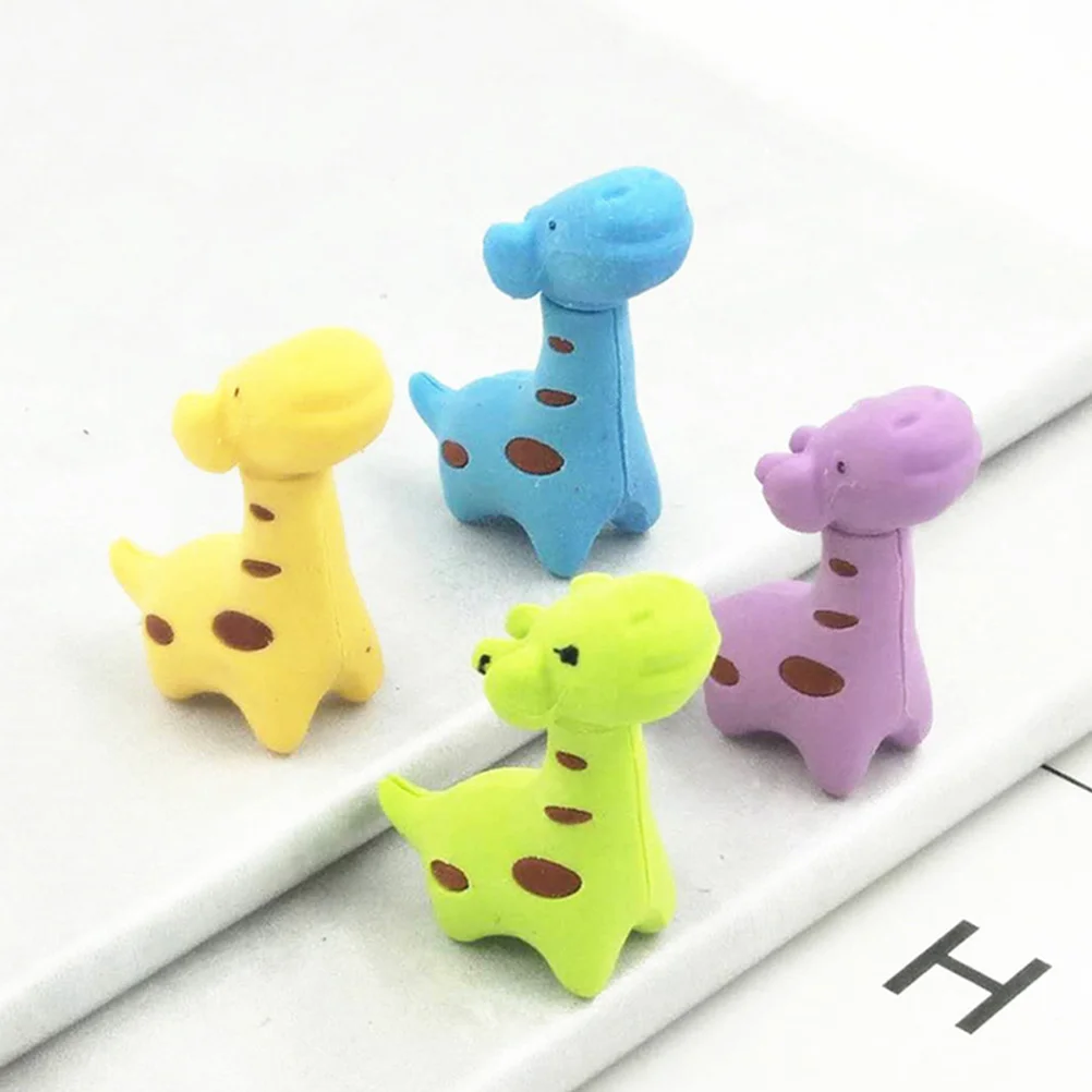 

24Pcs Erasers Adorable Giraffe Erasers Decorative Giraffe Erasers Giraffe Shaped Mini Erasers
