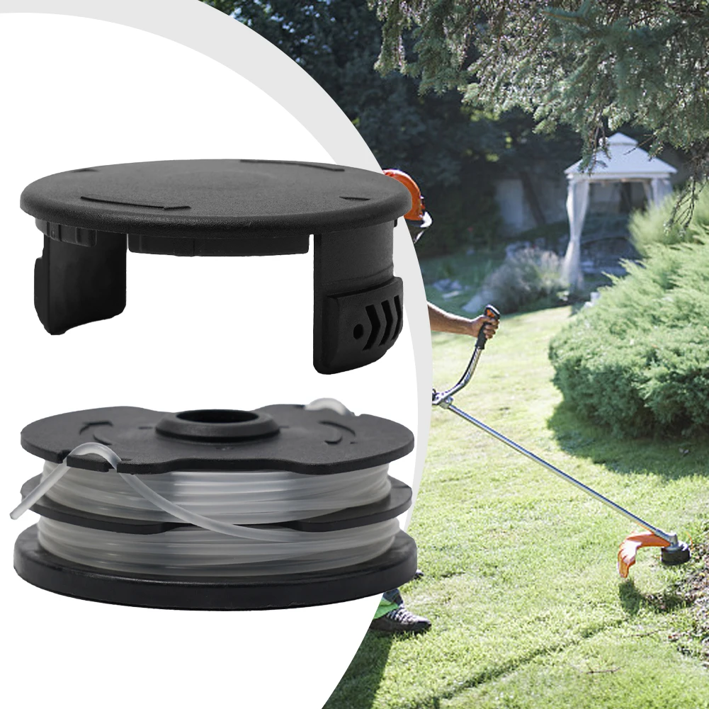 

1pc Cordless Grass Trimmer Spool Line+Cover For PRTA 20-Li 300 550 A3- IAN 351652 65x24mm Garden Power Tool Parts