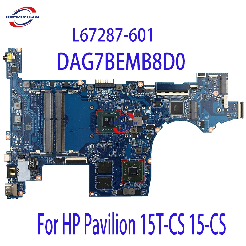 DAG7BEMB8D0 для ноутбука HP Pavilion 15T-CS 15-CS материнская плата с искусственными элементами I7-1065G 7 CPU V2G i3-1005G1 100% протестирована