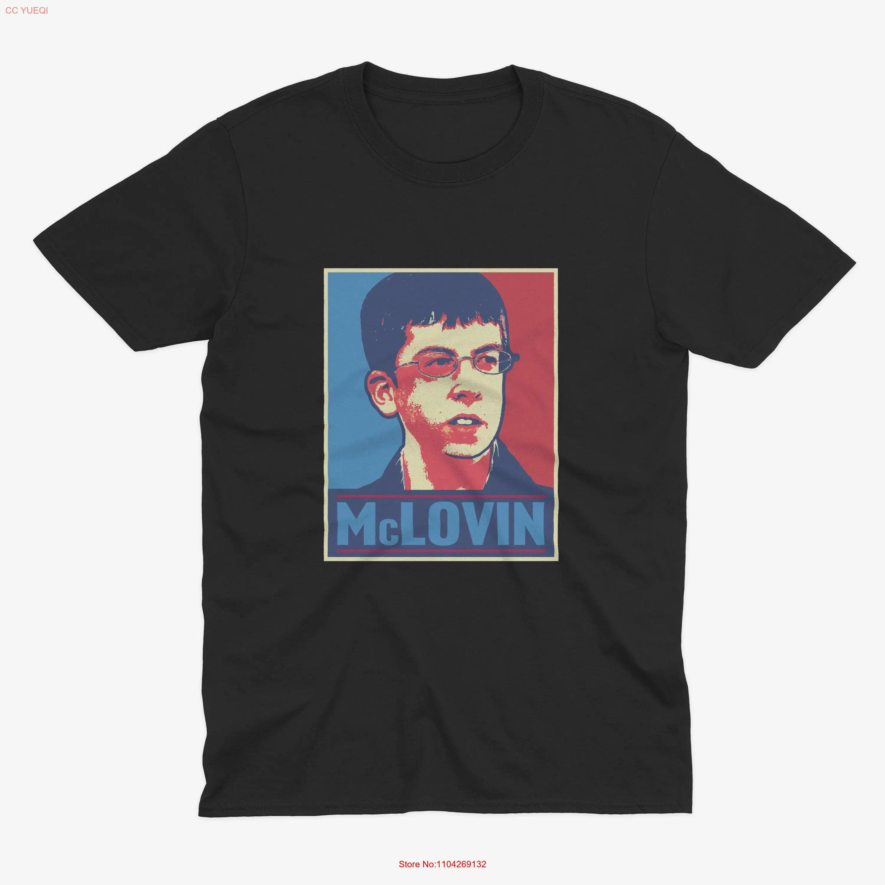 Футболка McLovin Tribute Superbad для поклонников Fogell I Am Mclovin Jonah Hill Seth Rogan с длинными или